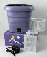 Портативная мини стиральная машина складная ведро Proliss Pro-333 фиолетовый